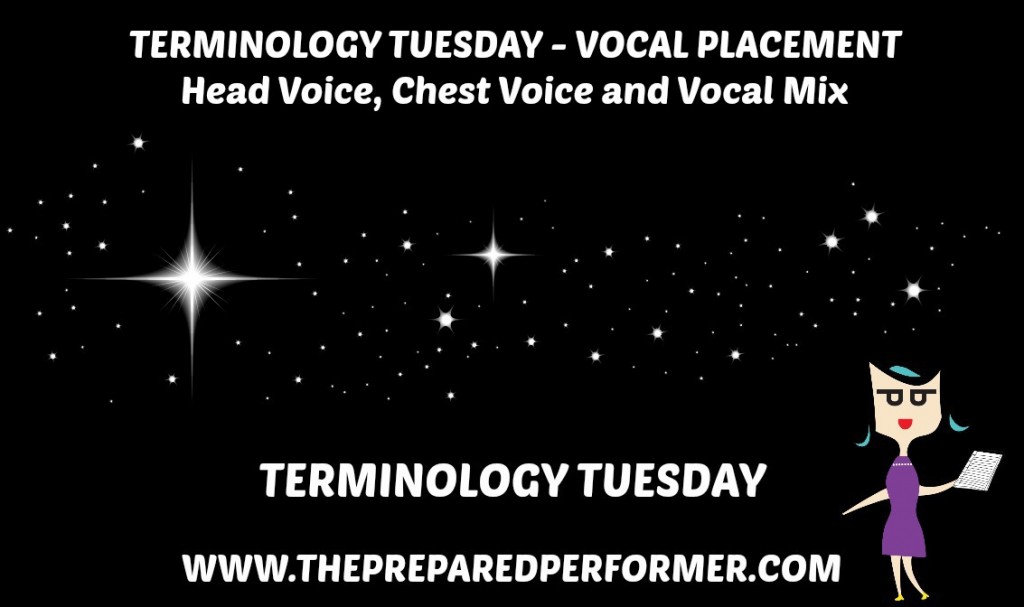 TERMINOLOGY TUESDAY VOCAL PLACEMENT Head Voice, Chest Voice and